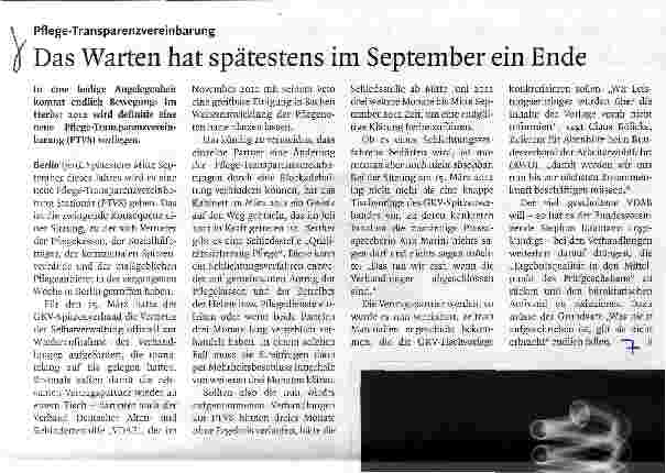 Vorschauseite 1: Das Warten hat spätestens im September ein Ende