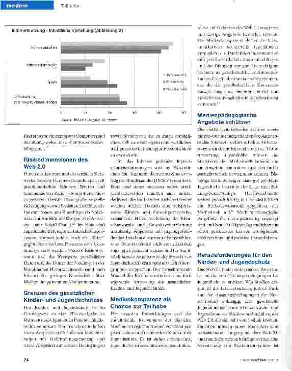 Vorschauseite 3: Jugendliche im Web 2. 0 - gibt es eine digitale Benachteiligung?