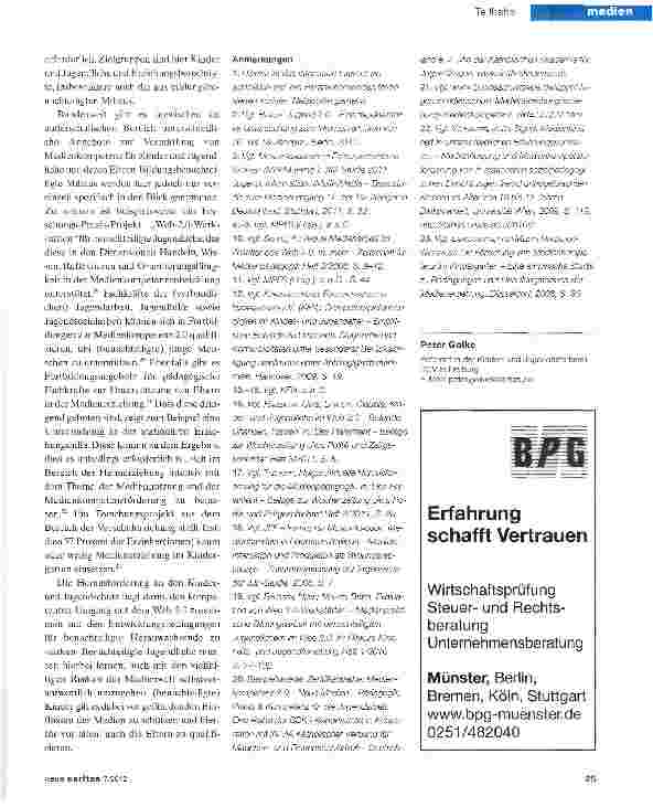 Vorschauseite 4: Jugendliche im Web 2. 0 - gibt es eine digitale Benachteiligung?