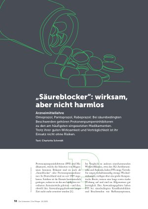 Vorschauseite 1: „Säureblocker“: wirksam, aber nicht harmlos