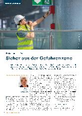 Vorschauseite 1: Evakuierungshelfer: Sicher aus der Gefahrenzone
