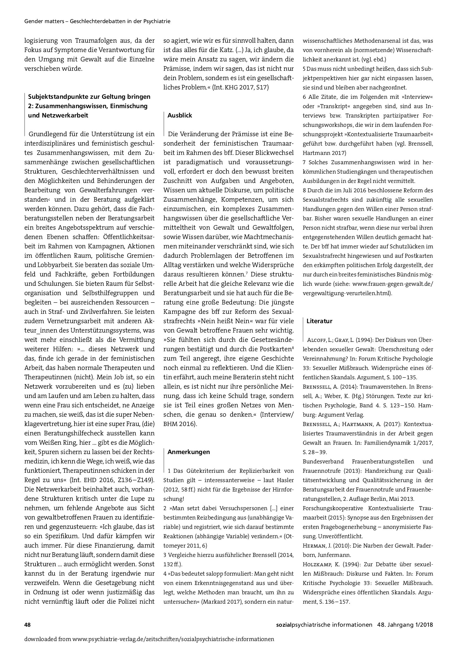 Vorschauseite 3: Trauma und Gewalt