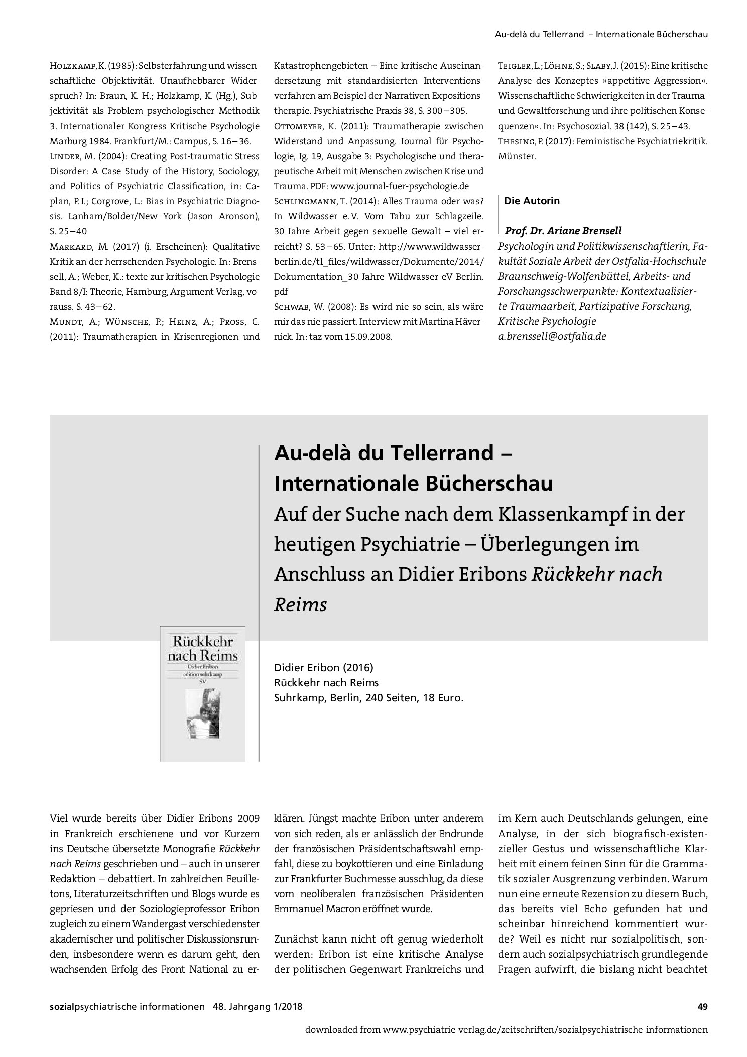 Vorschauseite 4: Trauma und Gewalt