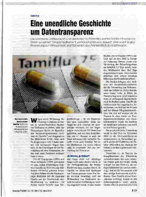 Vorschauseite 1: Eine unendliche Geschichte um Datentransparenz