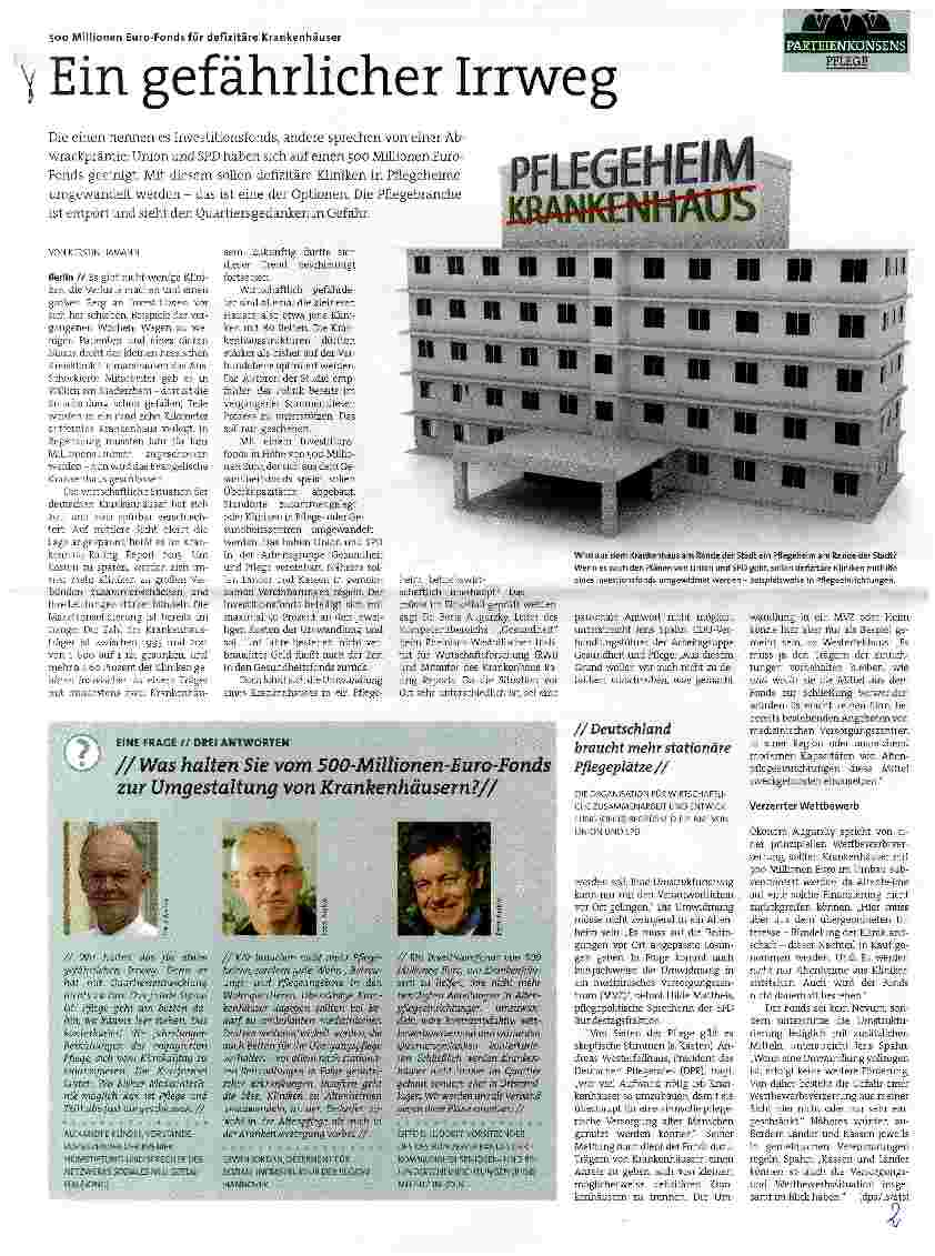 Vorschauseite 1: Ein gefährlicher Irrweg