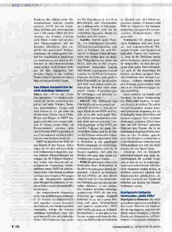 Vorschauseite 2: Wie man das Stichrisiko senkt