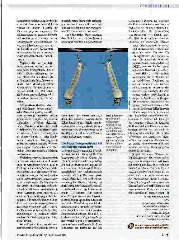 Vorschauseite 3: Wie man das Stichrisiko senkt