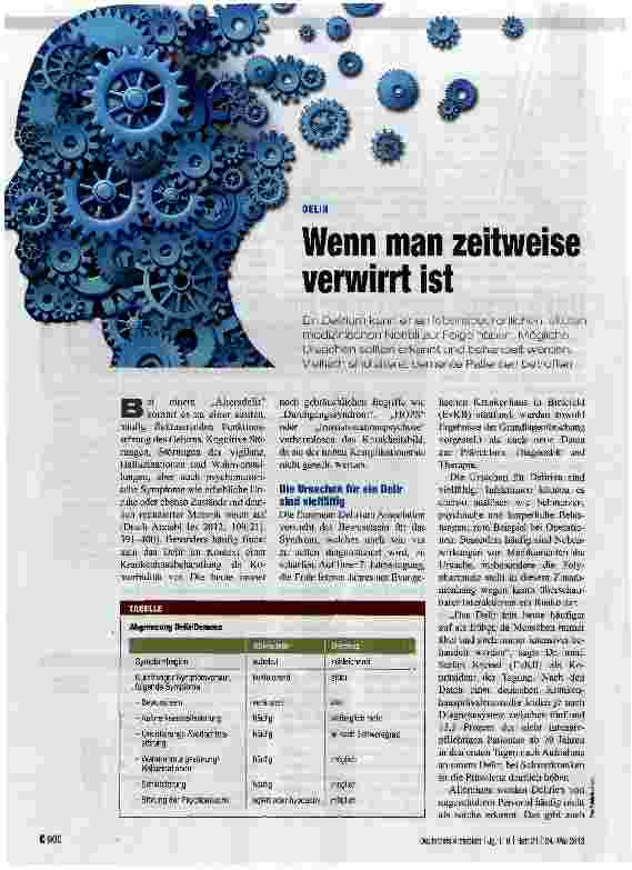 Vorschauseite 1: Wenn man zeitweise verwirrt ist