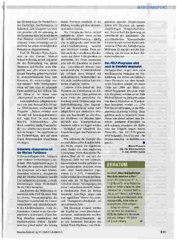 Vorschauseite 2: Wenn man zeitweise verwirrt ist
