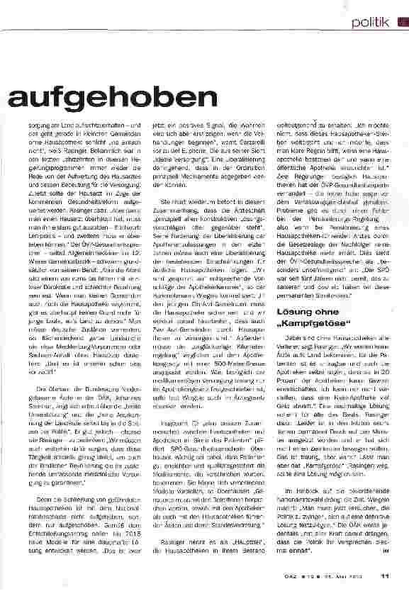 Vorschauseite 2: Aufgeschoben - nicht aufgehoben