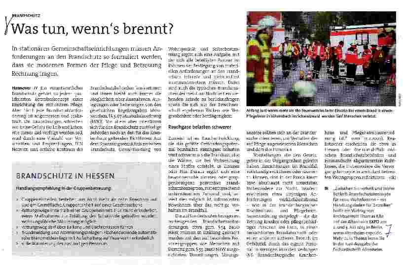 Vorschauseite 1: Was tun, wenns brennt?