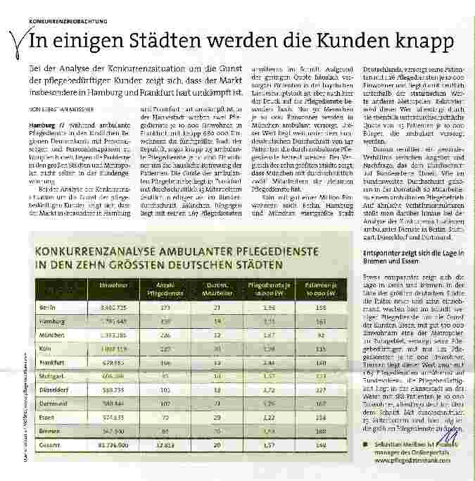 Vorschauseite 1: In einigen Städten werden die Kunden knapp