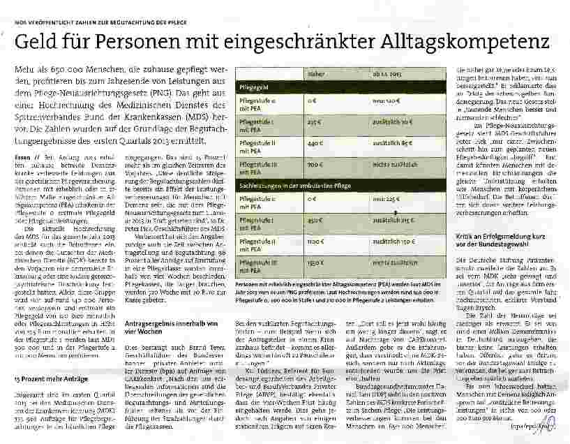Vorschauseite 1: Geld für Personen mit eingeschränkter Alltagskompetenz