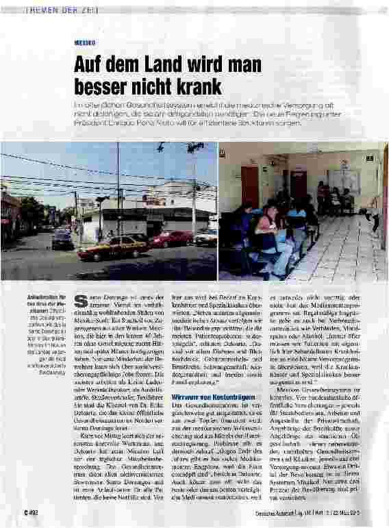 Vorschauseite 1: Auf dem Land wird man besser nicht krank