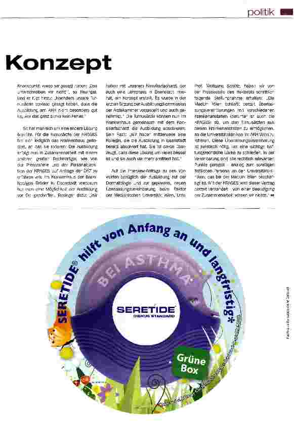 Vorschauseite 2: Dermatologie: neues Konzept
