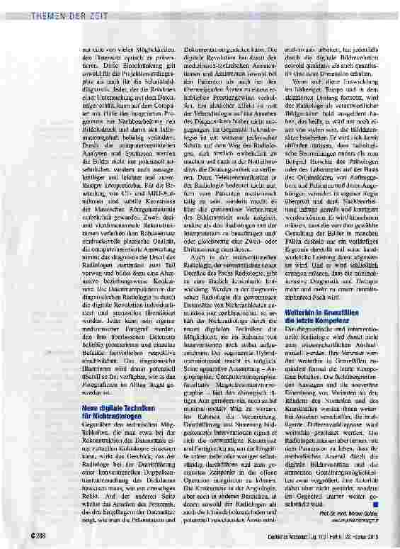 Vorschauseite 2: Röntgen unter Druck