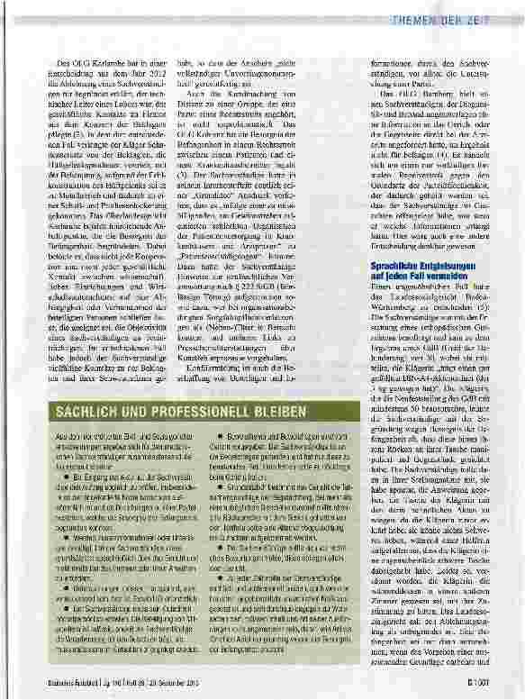 Vorschauseite 2: Anschein von Befangenheit vermeiden