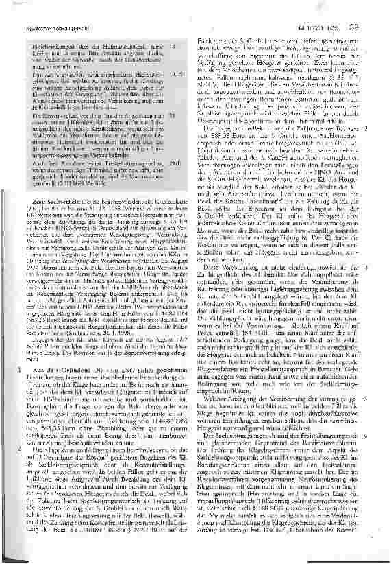 Vorschauseite 2: Hilfsmittelbezug im verkürzten Versorgungsweg BSG, Urt. v. 23.1.2003 - LSG, Urt. v. 11.10.2001