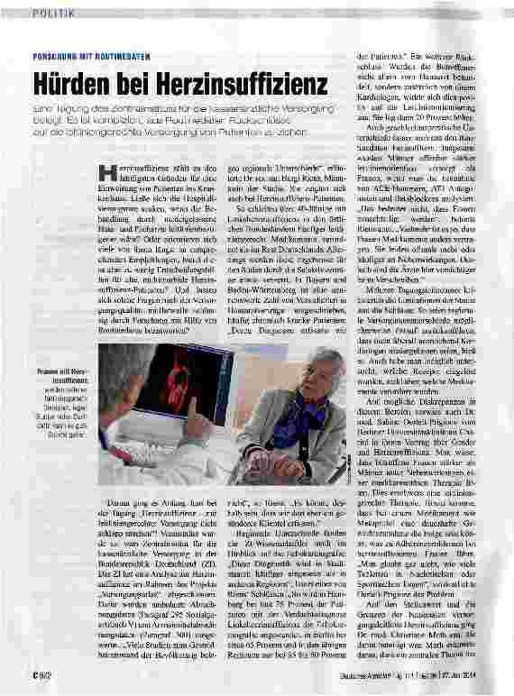 Vorschauseite 1: Hürden bei Herzinsuffizienz