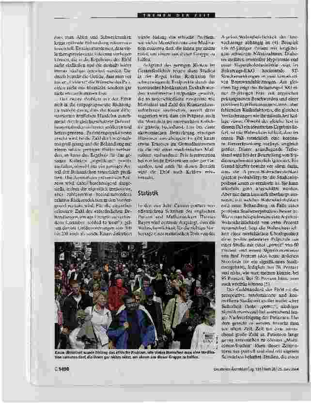 Vorschauseite 3: Evidenzbasierte MedizinDas Individuum bleibt auf der Strecke