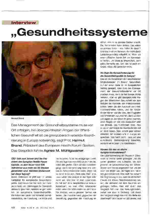 Vorschauseite 1: Gesundheitssysteme vor Ort managen