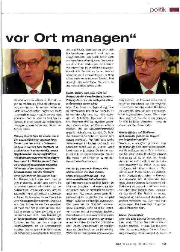 Vorschauseite 2: Gesundheitssysteme vor Ort managen