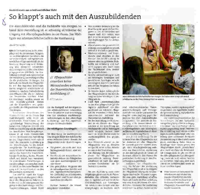 Vorschauseite 1: So klappt es auch mit den Auszubildenden