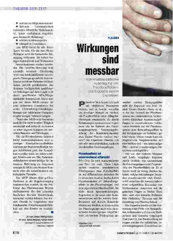 Vorschauseite 1: Wirkungen sind messbar