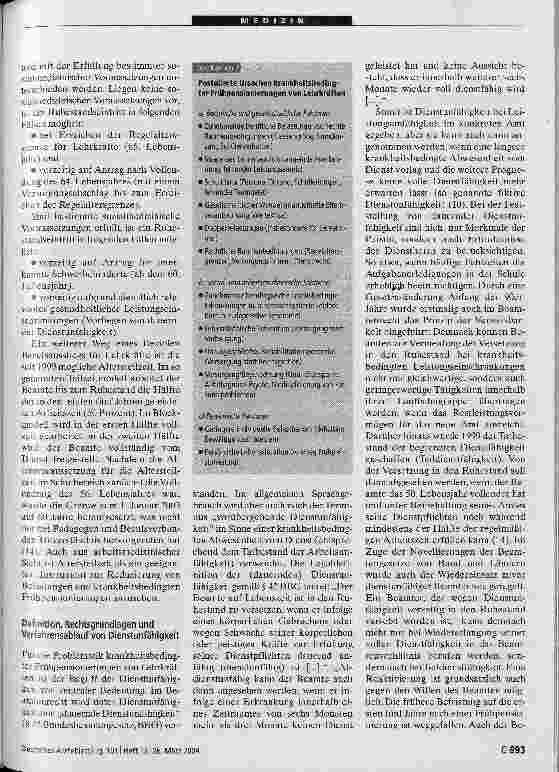 Vorschauseite 3: Frühinvalidität im Lehrerberuf: Sozialund arbeitsmedizinische Aspekte