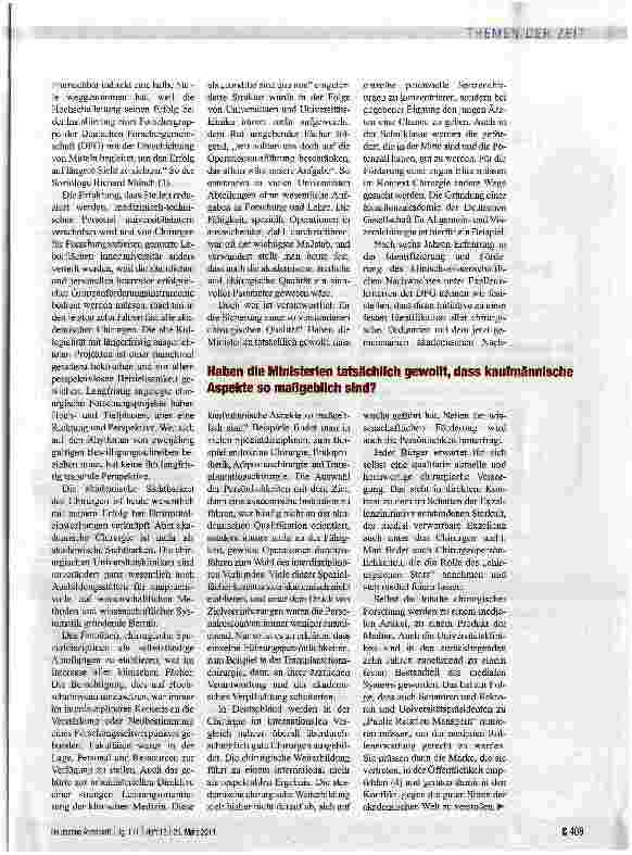 Vorschauseite 2: Im Schatten der Exzellenzinitiative