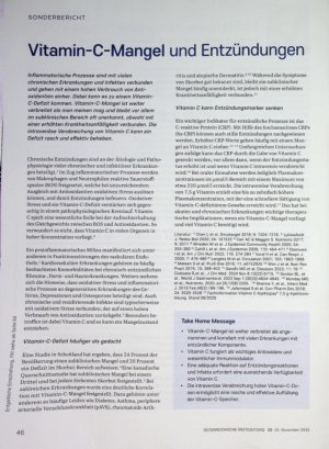 Vorschauseite 1: Vitamin-C-Mangel und Entzündungen