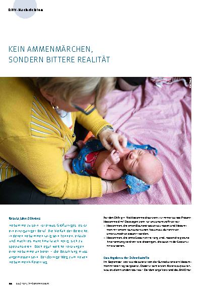 Vorschauseite 1: Kein Ammenmärchen, sondern bittere Realität