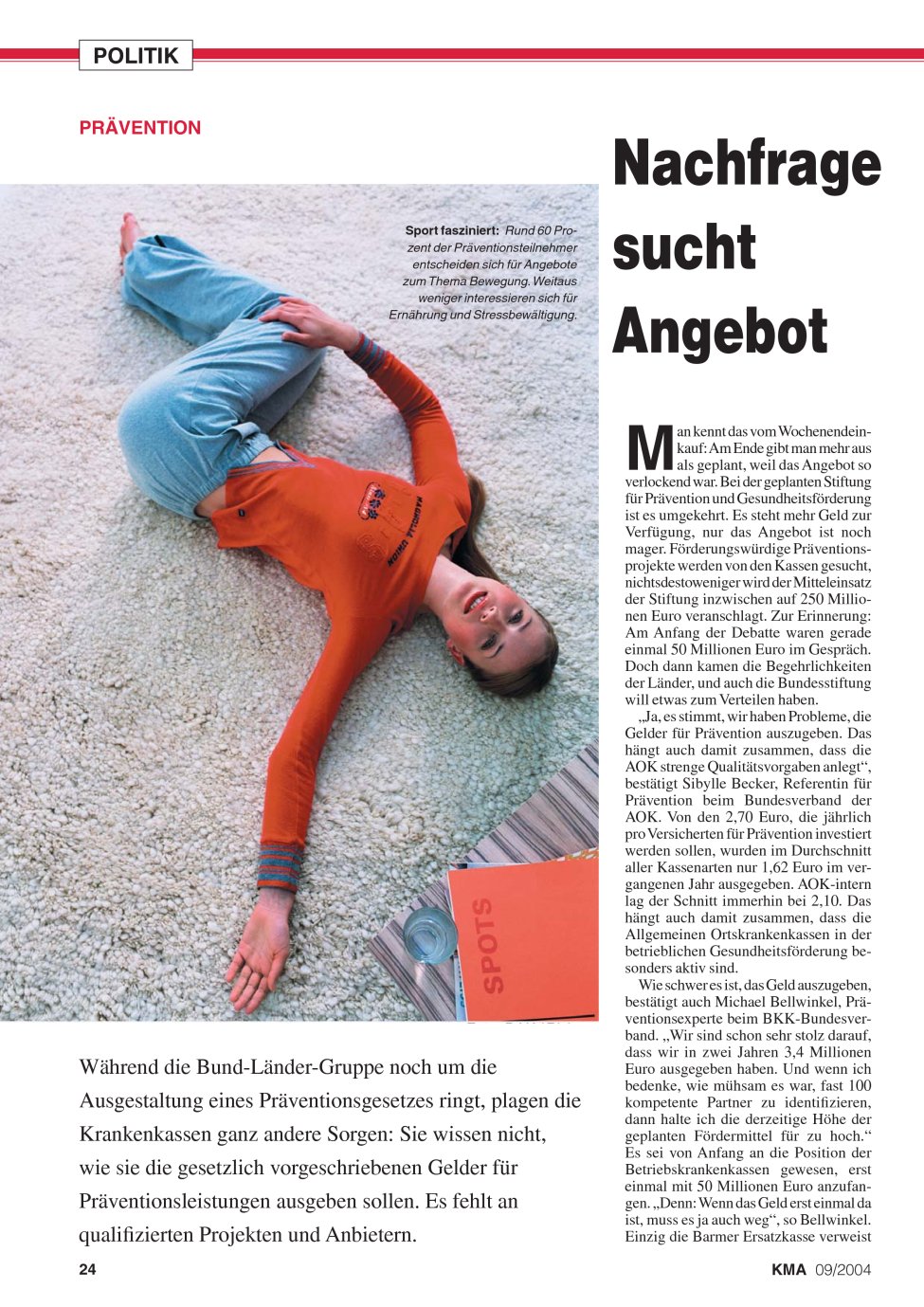 Vorschauseite 1: Nachfrage sucht Angebot