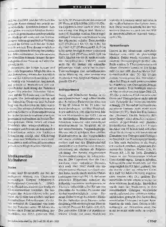 Vorschauseite 2: Präventive Maßnahmen bei demenziellen Erkrankungen