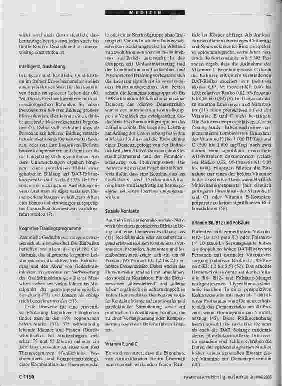 Vorschauseite 5: Präventive Maßnahmen bei demenziellen Erkrankungen