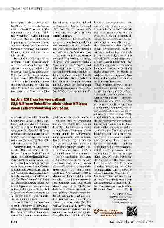 Vorschauseite 3: Gefahr aus Kohlekraftwerken