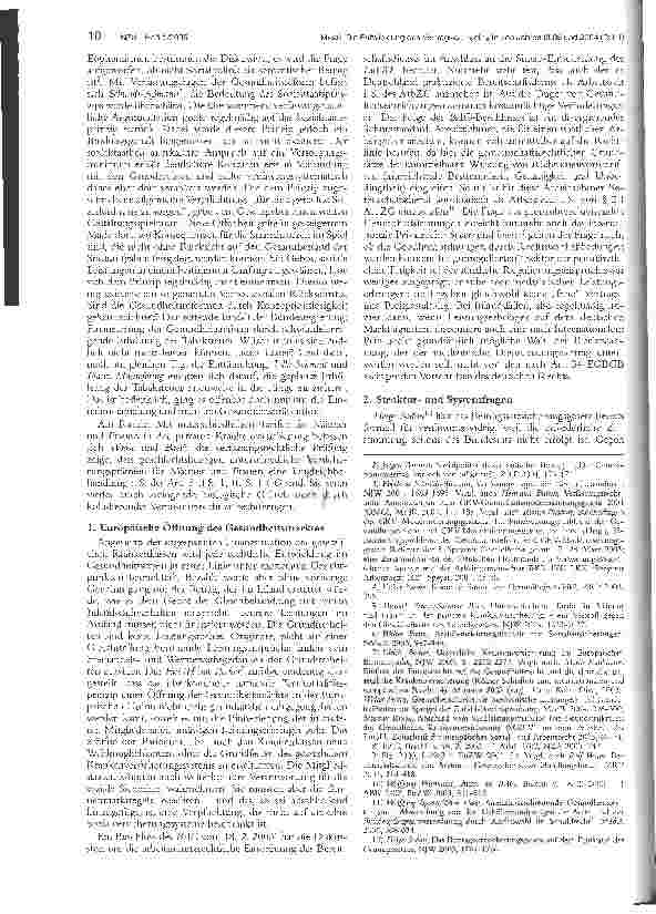Vorschauseite 2: Die Entwicklung des Vertragsarztrechts in den Jahren 2003 und 2004 (Teil 1)