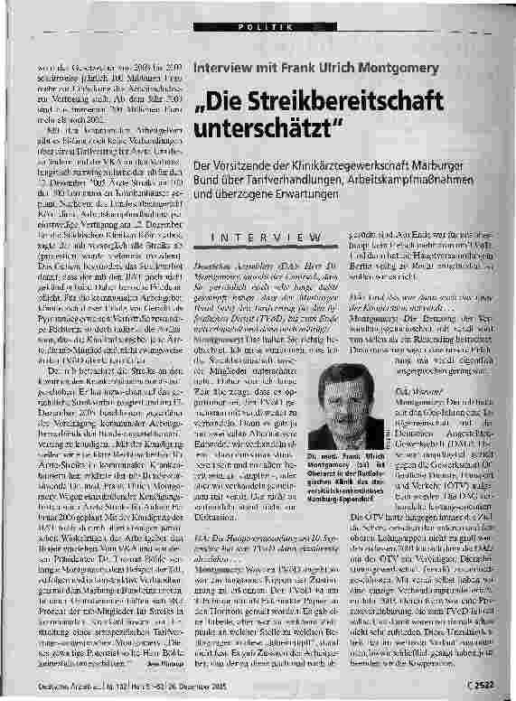 Vorschauseite 1: Die Streikbereitschaft unterschätzt