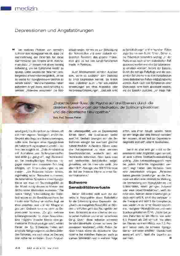 Vorschauseite 2: Risikofaktor Diabetes?