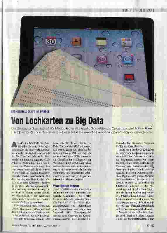 Vorschauseite 1: Von Lochkarten zu Big Data