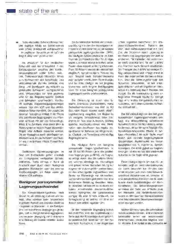 Vorschauseite 3: Schwindel im Alter