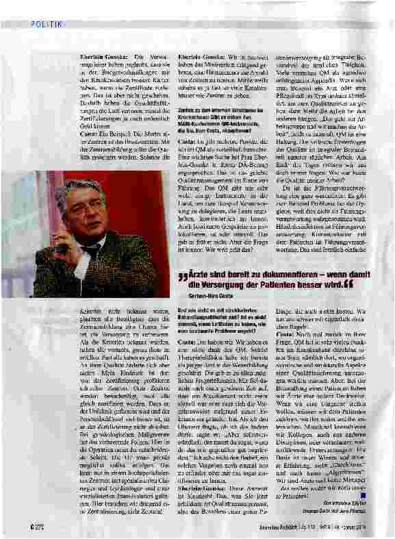 Vorschauseite 3: Qualitätsmanagement - integraler Bestandteil der täglichen Arbeit?
