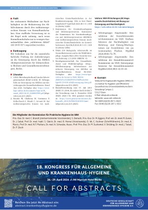 Vorschauseite 2: Entsorgung von Einmalhandschuhen in Einrichtungen des Gesundheitsdienstes