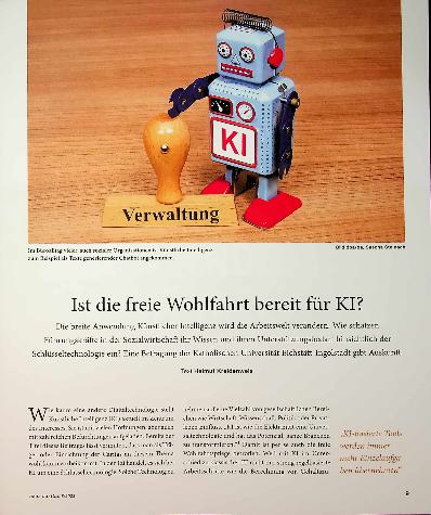 Vorschauseite 1: Ist die freie Wohlfahrt bereit für KI?