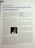 Vorschauseite 1: Ein EU-Rahmen für nationale Grundsicherungssysteme?