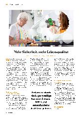 Vorschauseite 1: Mehr Sicherheit, mehr Lebensqualität
