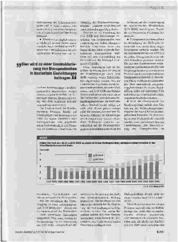 Vorschauseite 2: MASSREGELRECHT - Behandlung psychisch Kranker erschwert