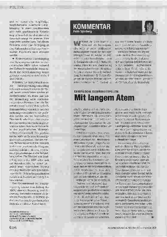 Vorschauseite 3: MASSREGELRECHT - Behandlung psychisch Kranker erschwert