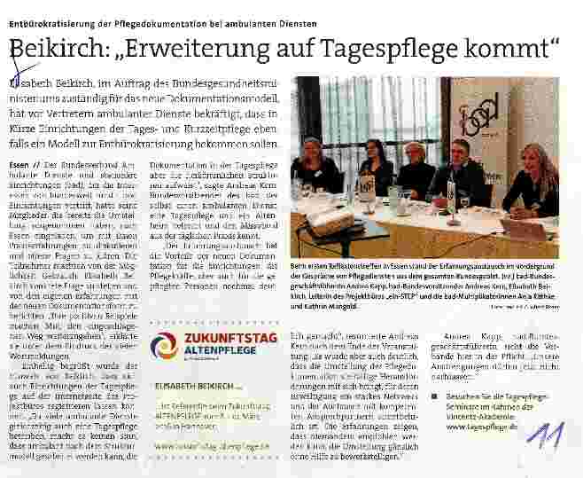 Vorschauseite 1: Beikirch: Erweiterung auf Tagespflege kommt