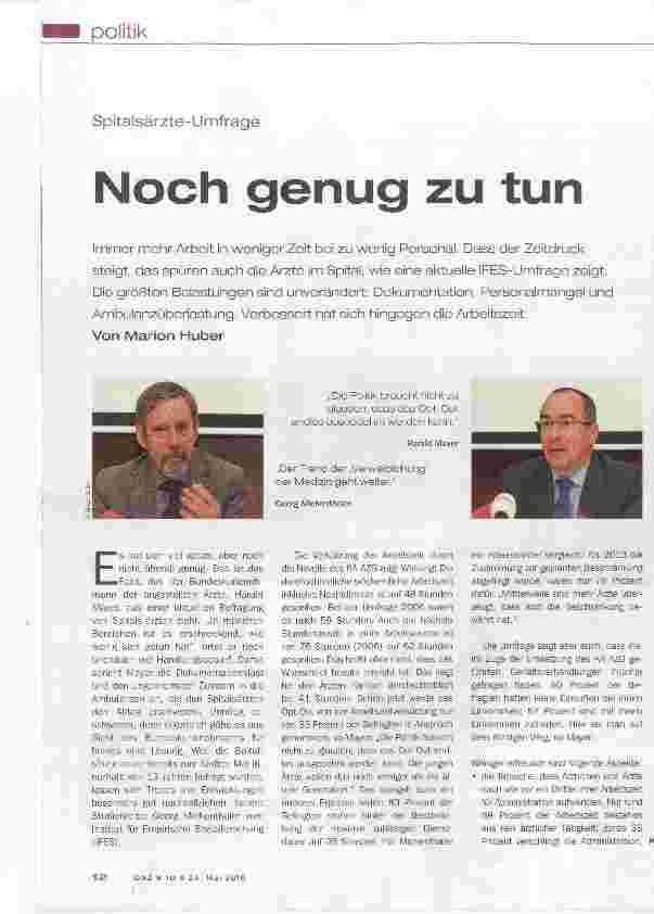 Vorschauseite 1: Noch genug zu tun